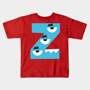 Z Letter Kids T-Shirt